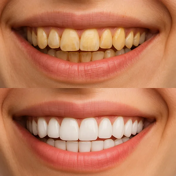 Porcelain Veneers Before and After